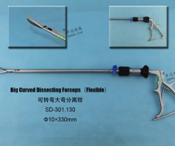 Big Curved Dissecting Forceps (Flexible)