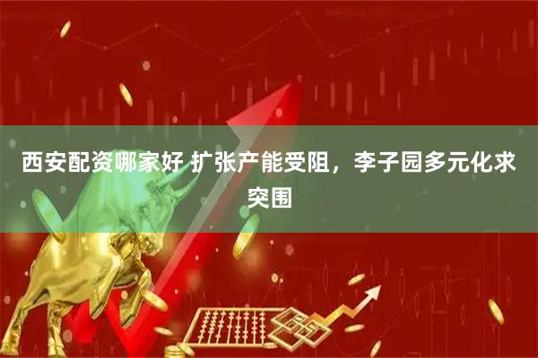 西安配资哪家好 扩张产能受阻，李子园多元化求突围